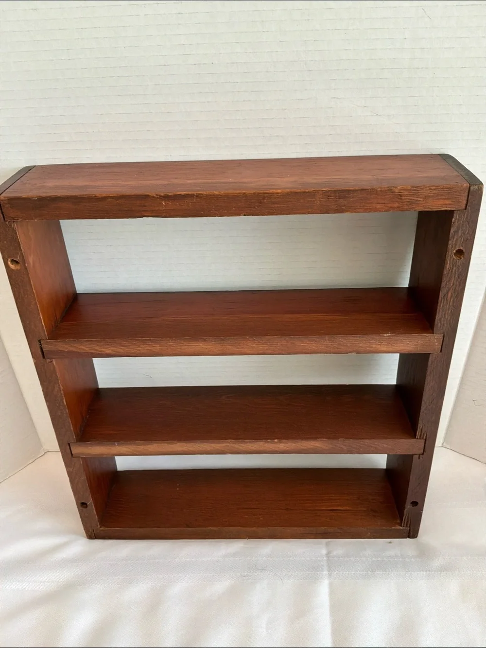Wooden Wall Shelf in Dark Brown - Home Wall Decor